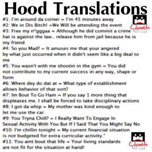 Hood Translations